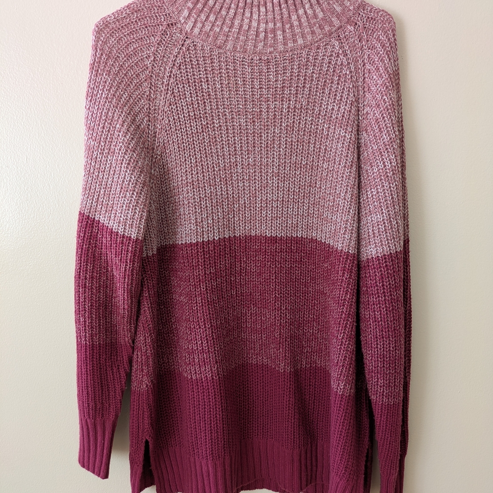 Women's Pink Gradient Sweater